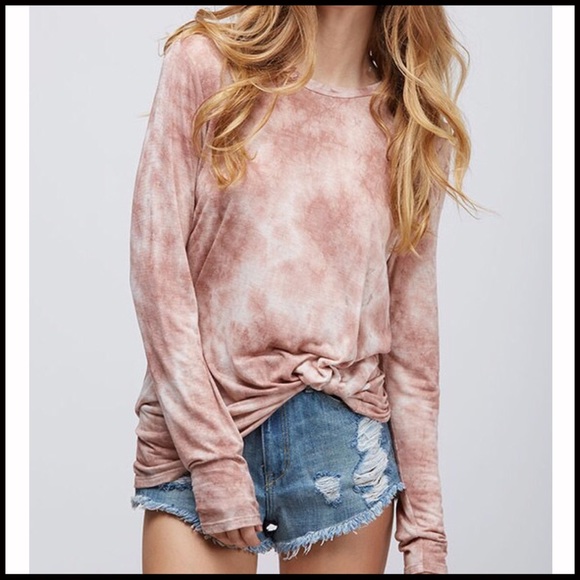 Tie-Dye Draped-Back Top - Picture 3 of 6